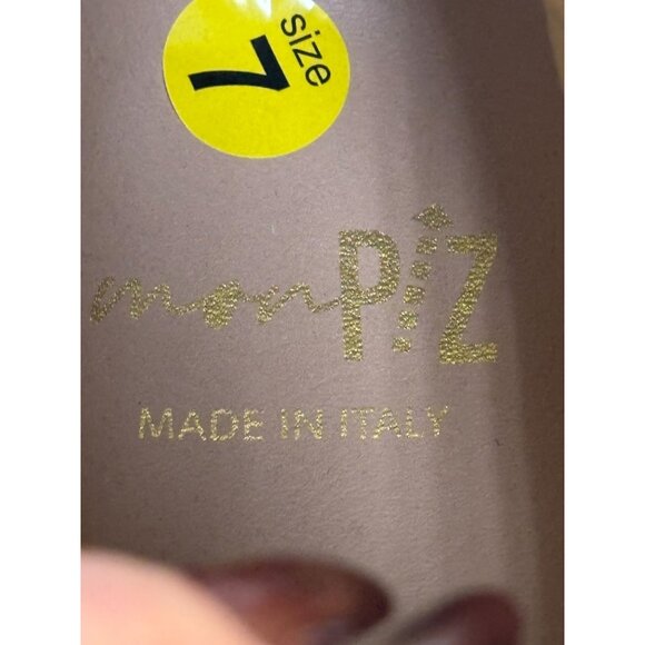 Mon Piz Ankle Boots White Leather Upper Lace-Up Size 7 - Picture 8 of 10